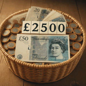 ticket £2500 CASH GIVEAWAY